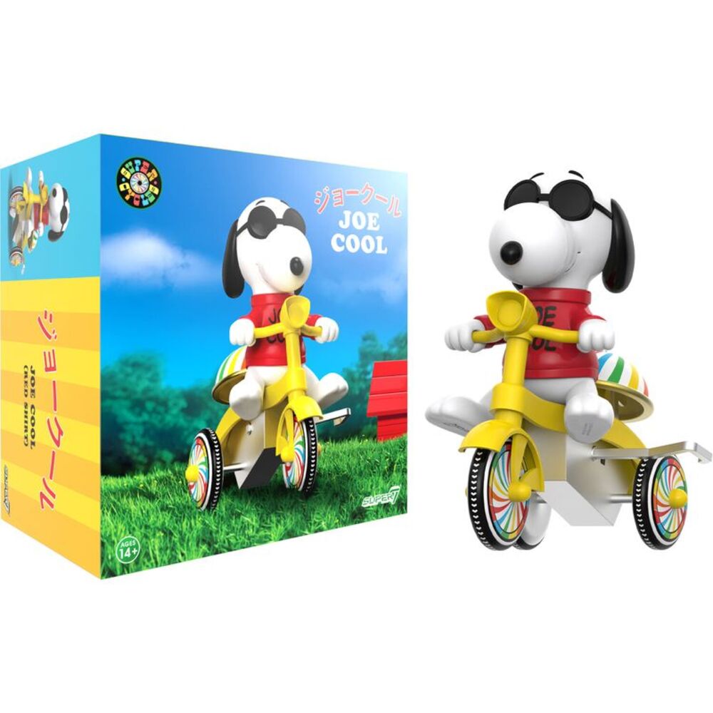 Super7 - Peanuts - Super Cycles - Joe Cool (Red with Yellow Trike)